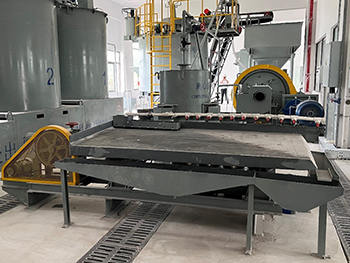 Planta móvil modular de concentración de oro por gravedad