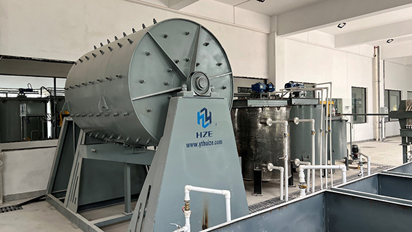 Planta modular de desplazamiento de polvo de zinc y lixiviación de cianuro de oro por lotes reubicable a pequeña escalao